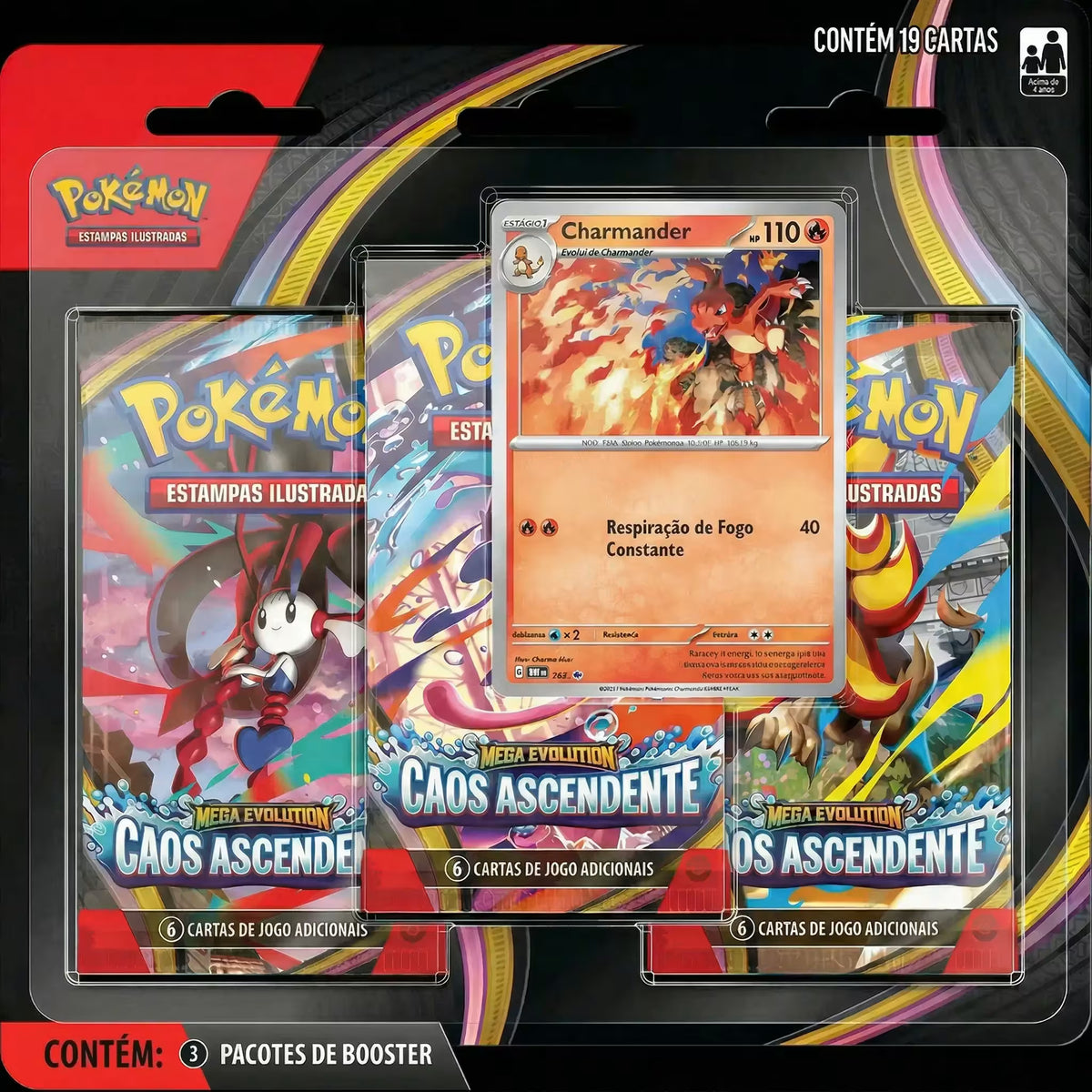 Blister Triplo Caos Ascendente Megaevolução